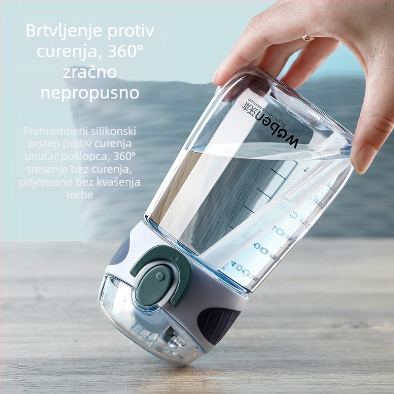 Lijepa ljetna šalica sa slamkom za studentice, slatka čajnik, prijenosna Wuben šalica, plastična šalica, dječja šalica za vodu