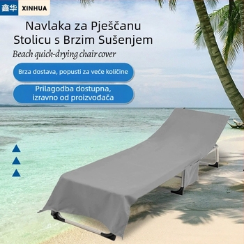 Navlaka za ležaljke za plažu za europske i američke prekogranične prijevoze, prijenosna, od mikrovlakana, upijajuća, brzosušeća, otporna na habanje, džepna, proizvođač, izravna prodaja, veleprodajna navlaka
