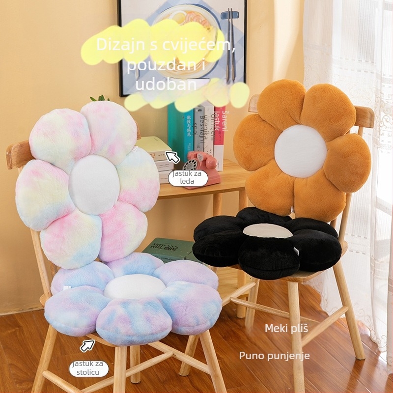 Ins visoka vrijednost boje novi cvjetni jastuk jastuk plišana igračka jastuk za spavanje ukrasi za uredsku stolicu jastuk za kauč