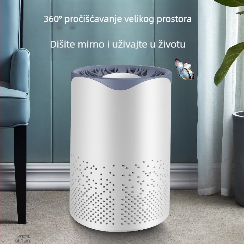 Novi kućni pročišćivač zraka s aktivnim ugljenom za male kućanske aparate, uredski stolni filter za pročišćivač zraka
