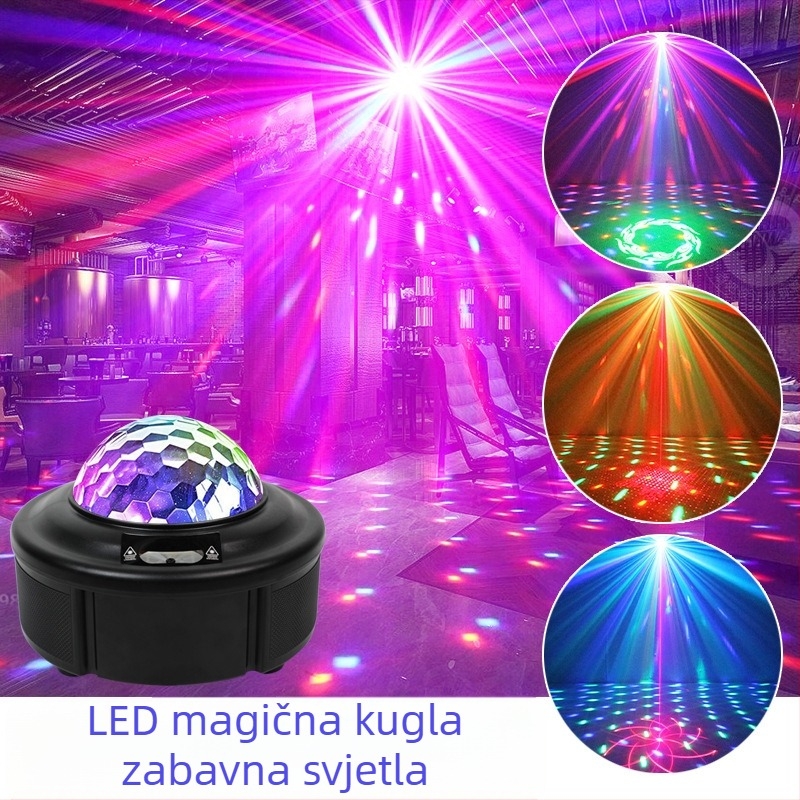 Amazon unutarnja rotirajuća čarobna kugla šarena disco bar lasersko svjetlo KTV projekcijsko bljeskaličko svjetlo za pozornicu