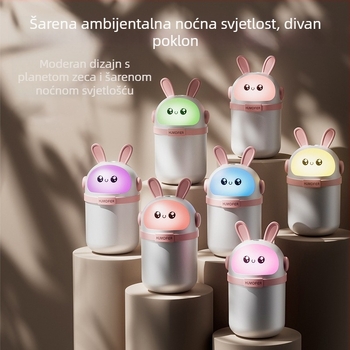 Kućni automobil tihi spavaći prostor prijenosni slatki crtani USB mini ovlaživač zraka vode šareno svjetlo atmosfere