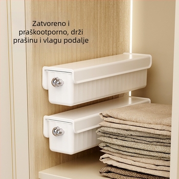 Zidna kutija za pohranu donjeg rublja, ormar za čarape, bočna pohrana donjeg rublja, završna obrada, pregrada za pohranu artefakata