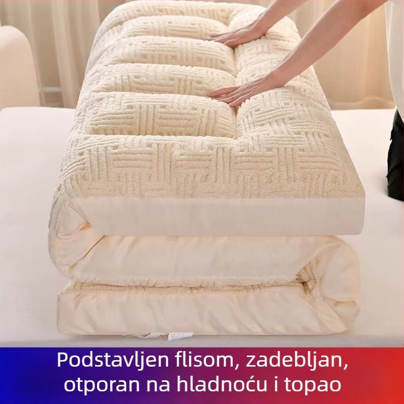 (Kupci pokazuju vruću i kontinuiranu robu) Pamučni baršun klase A za majku i dojenčad, prostirka za krevet od mliječnog baršuna, prostirka za krevet od baršuna s pahuljom