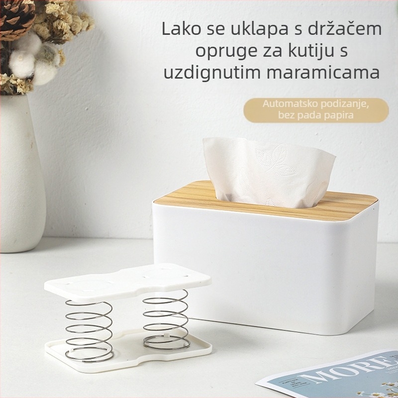 Podizanje opruga za kutiju s maramicama za povlačenje do dna opruga, donjeg nosača kutije za pohranu, elastičnog nosača opruga za podizanje listova