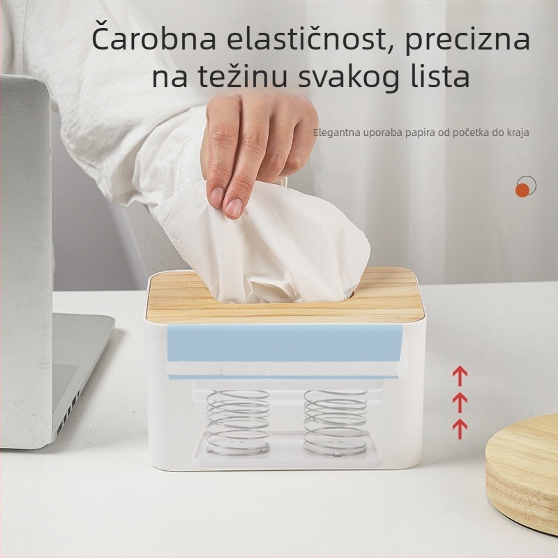 Podizanje opruga za kutiju s maramicama za povlačenje do dna opruga, donjeg nosača kutije za pohranu, elastičnog nosača opruga za podizanje listova