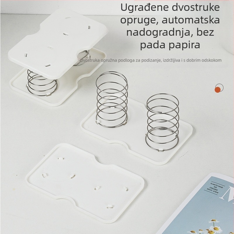 Podizanje opruga za kutiju s maramicama za povlačenje do dna opruga, donjeg nosača kutije za pohranu, elastičnog nosača opruga za podizanje listova