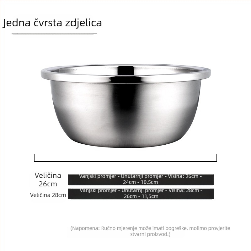 Tvornica izravno isporučuje višenamjenski set od tri dijela od nehrđajućeg čelika, sito za rižu Amoy, umivaonik za odvod kuhinje