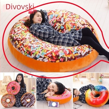 Tvornica izravno kreativna simulacija Donut Plišani jastuk za igračke slatki jastuk za krafne super mekani jastuk veleprodaja