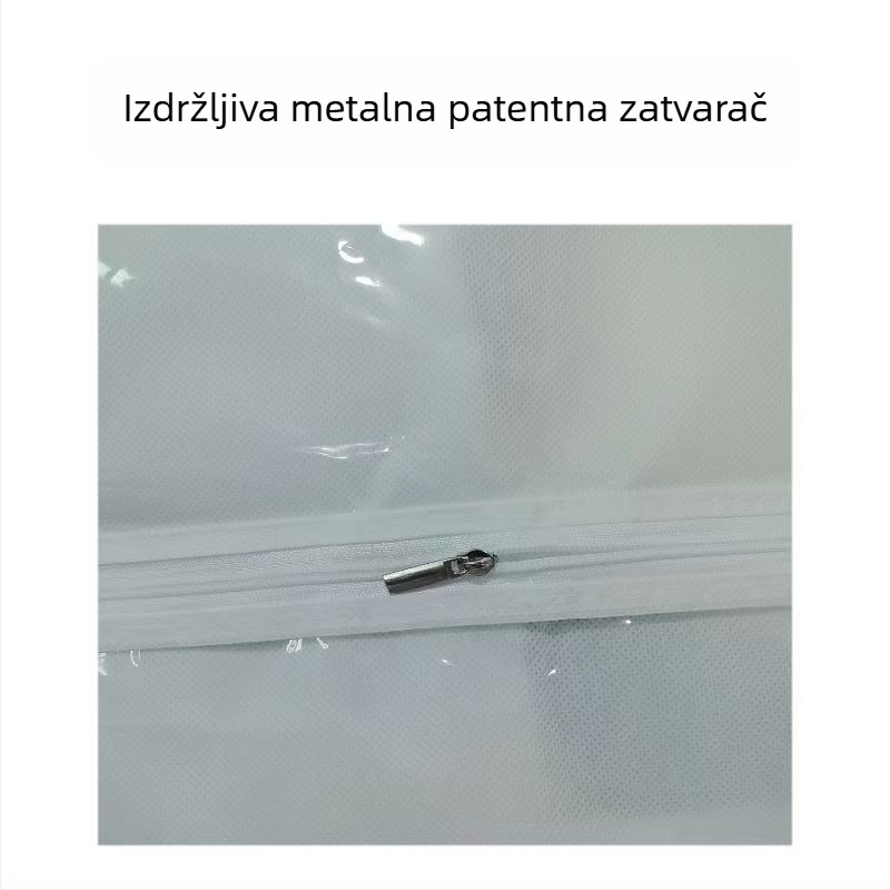 Prekogranična torba za pohranu vjenčanica, otporna na prašinu i vlagu, netkana tkanina s torbom za pohranu torbice, suknjom i navlakom za prašinu