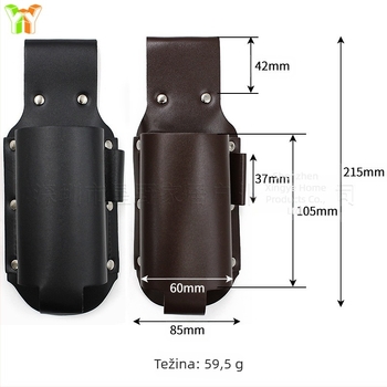 Spot New Outdoor Camping Mountain Penjanje Prijenosna kožna navlaka za čašu piva u struku Kreativna zaštitna navlaka za mineralnu vodu