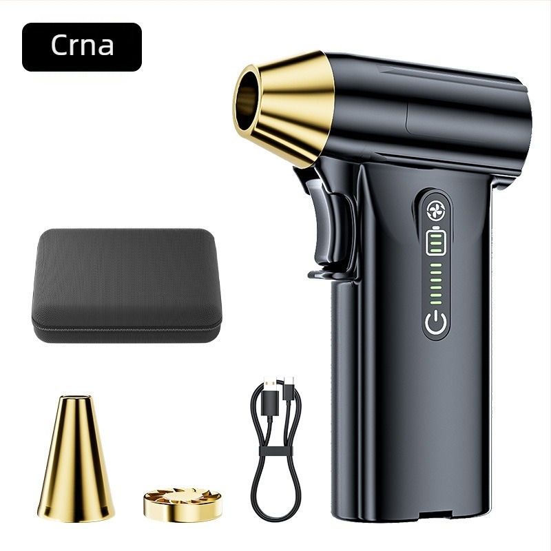 Ručni turbo ventilator za vanjsku upotrebu, motor bez četkica velike brzine, snažno uklanjanje prašine i sušilo za kosu montirano na vozilo