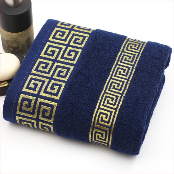 Pamučni ručnik za kupanje, kućanski ručnik za lice velike veličine, mekani upijajući pamučni ručnik za lice za odrasle, žene i muškarce, kupanje