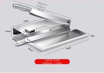 Sjeckalica Giljotina Kućanski rezač govedine i ovčetine Ručni rezač masnoće stoke Rezanje kostiju Giljotina Kuhinjska giljotina Sjeckanje