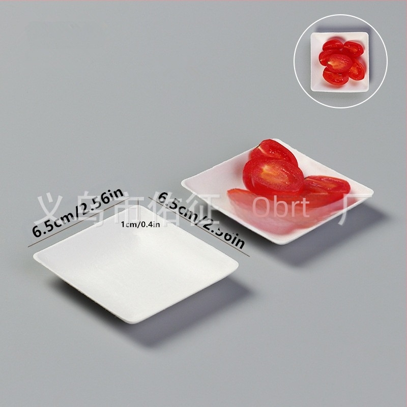 Biorazgradiva jednokratna posuda za umakanje, začin za umakanje, okus umaka, mala posuda za jednokratnu upotrebu, soja umak, komercijalna posuda za umakanje