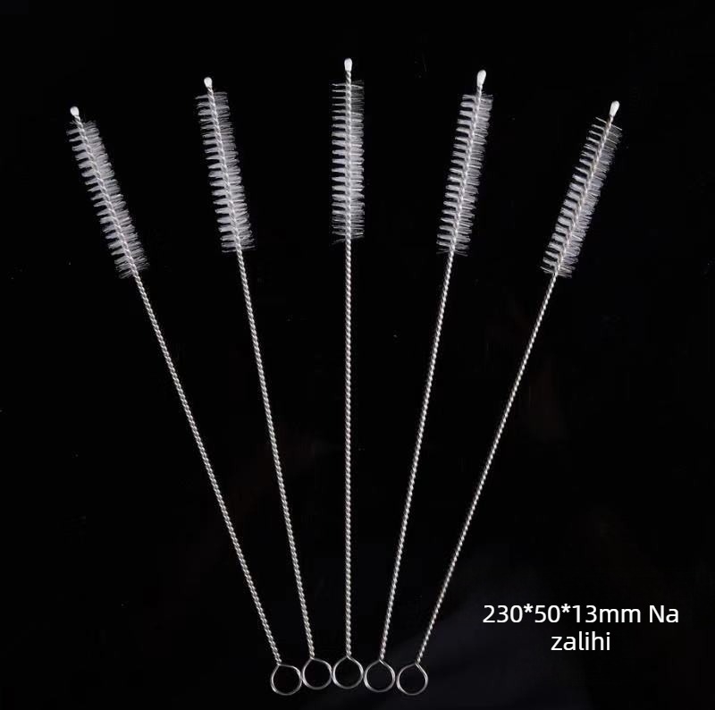 Četka od slame od nehrđajućeg čelika 304, četka od slame za boce mlijeka, četka za čišćenje epruveta, spiralna mekana četka, najlonska četka