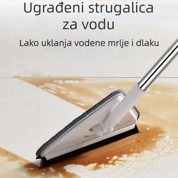 Novi trokutasti mop, ekstra veliki, rotirajući za 360 stupnjeva, za čišćenje staklenih zidova, stropova, podova i drvenih podova