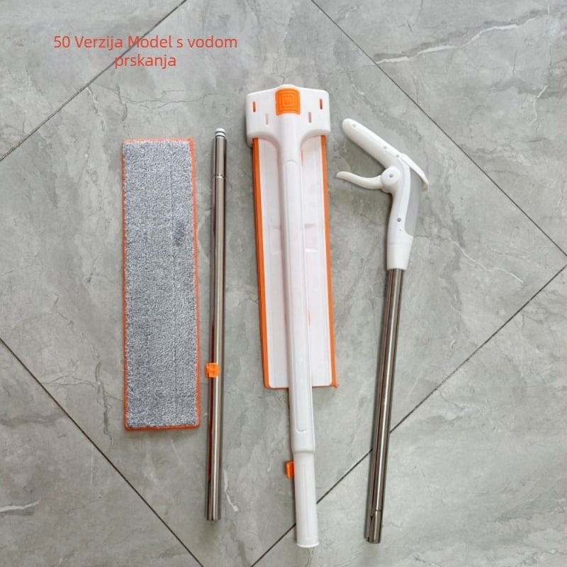 50 cm mop, mop za brisanje bez ruku, kućanski mop s jednim mopom, ravni mop za pod, upijajući vodu, lijeni mop za pod