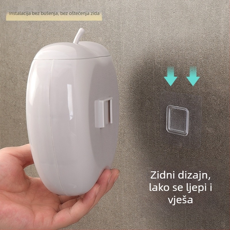 Kutija za pohranu jabuka, vrećica za svježe namirnice bez bušenja, zidna kutija za svježe namirnice, set plastičnih folija za prehrambenu industriju, zdjela