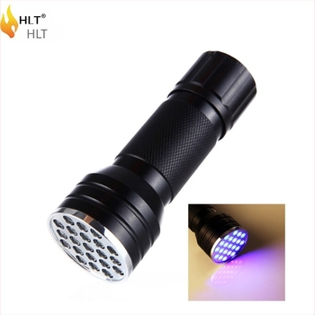 Besplatna logo100uv51 ljubičasta svjetiljka 21 LED UV svjetiljka za kućne ljubimce urin fluorescentno svjetlo škorpiona