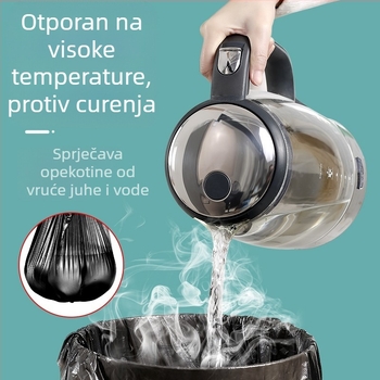 Velika vreća za smeće, velika debela, nije lako slomiti, kućna, prijenosna kuhinjska vreća, komercijalna plastična vrećica, serija