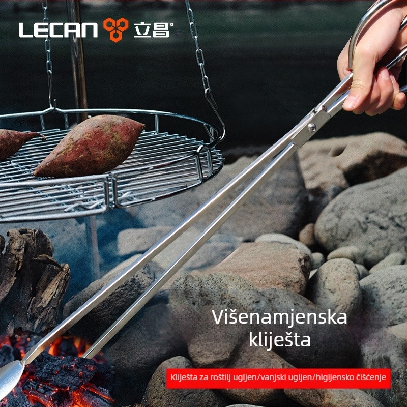 Kliješta za vatru od nehrđajućeg čelika s zadebljanim nazubljenim neklizajućim sanitarnim kliještama, sanitarna kliješta za WC školjke, kućanska kliješta s ugljičnom podlogom