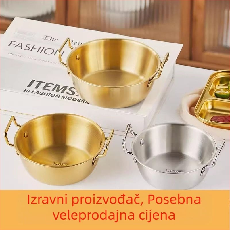 304 Zdjela korejske rižine vina Zdjela korejske drame s bibimbapom Zdjela kućne kreativne zdjele instant rezanaca s dvostrukim ušima Zdjela hrane Pomfrit Zdjela pržene piletine