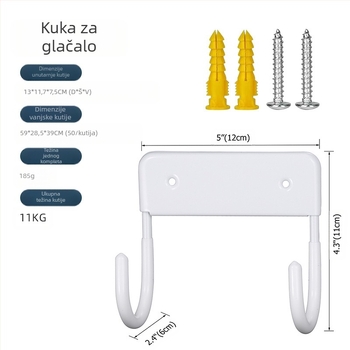 Senyu kuka za dasku za glačanje, stalak za glačalo, kuka za pohranu, vješalica za dasku za glačanje, stabilna kuka za glačalo, Amazon Spot