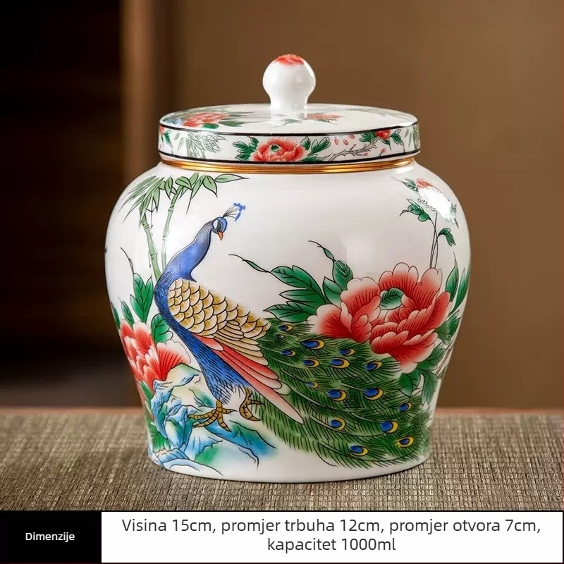 Butične aluminijske limenke za čaj, vintage keramičke limenke, kućanske zatvorene limenke za skladištenje, vodootporne Pu'er bijele čajne limenke, veleprodaja zatvorenih limenki