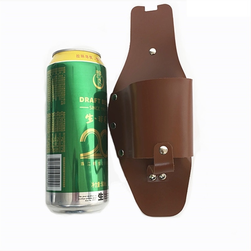 Navlaka za bocu piva od umjetne kože, 330 ml, navlaka za čašu za bocu vina, torba za struk od umjetne kože