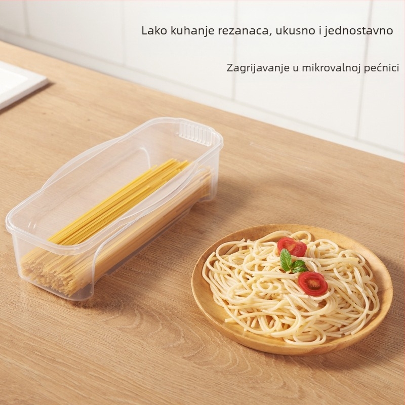 Kutija za pohranu hrane od 1300 ml s vilicom i žlicom, hladnjak, ocijedite, kutija za rezance s poklopcem, kutija za rezance za zagrijavanje u mikrovalnoj pećnici, miješanje rezanaca