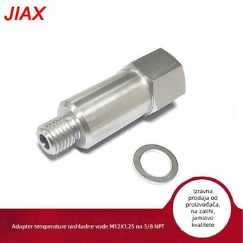 Zamjena automobila LS motora M12x1.5-3/8NPT produženi adapter za temperaturu rashladne vode, navoj za promjenu promjera, aluminij