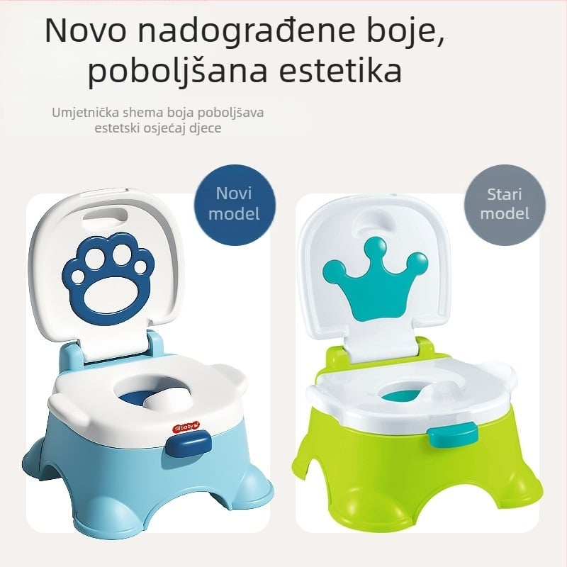 Dječja kahlica Cross-Border, glazbena kahlica za žene i bebe, mali WC za dojenčad, kahlica za dojenčad, pisoar