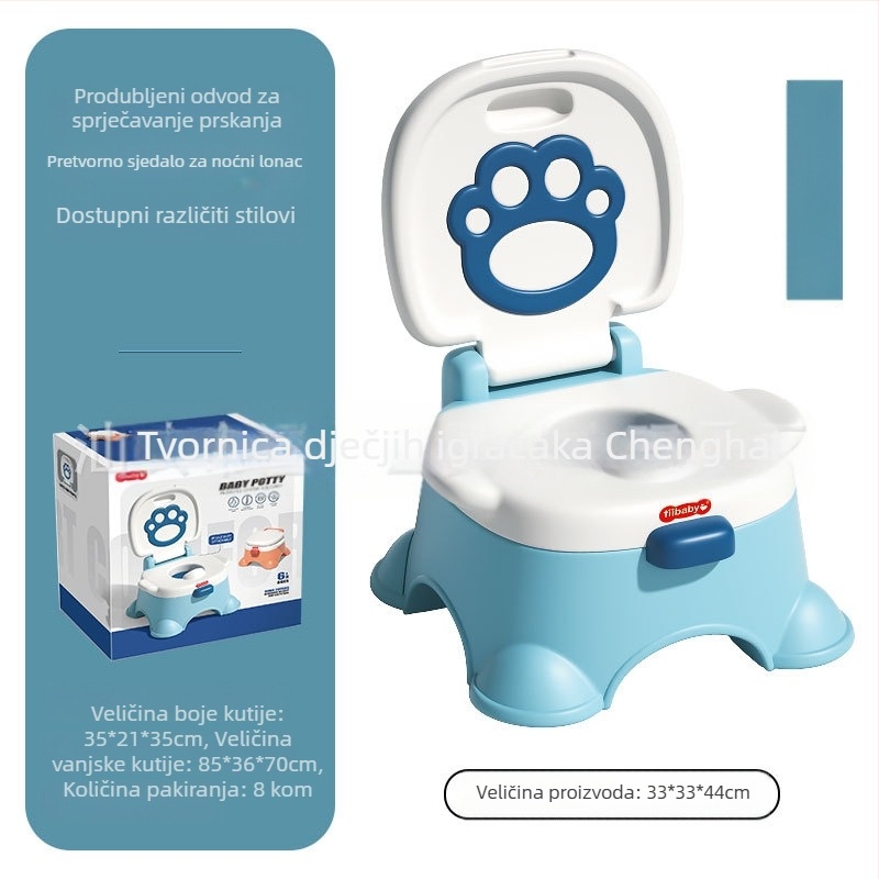 Dječja kahlica Cross-Border, glazbena kahlica za žene i bebe, mali WC za dojenčad, kahlica za dojenčad, pisoar