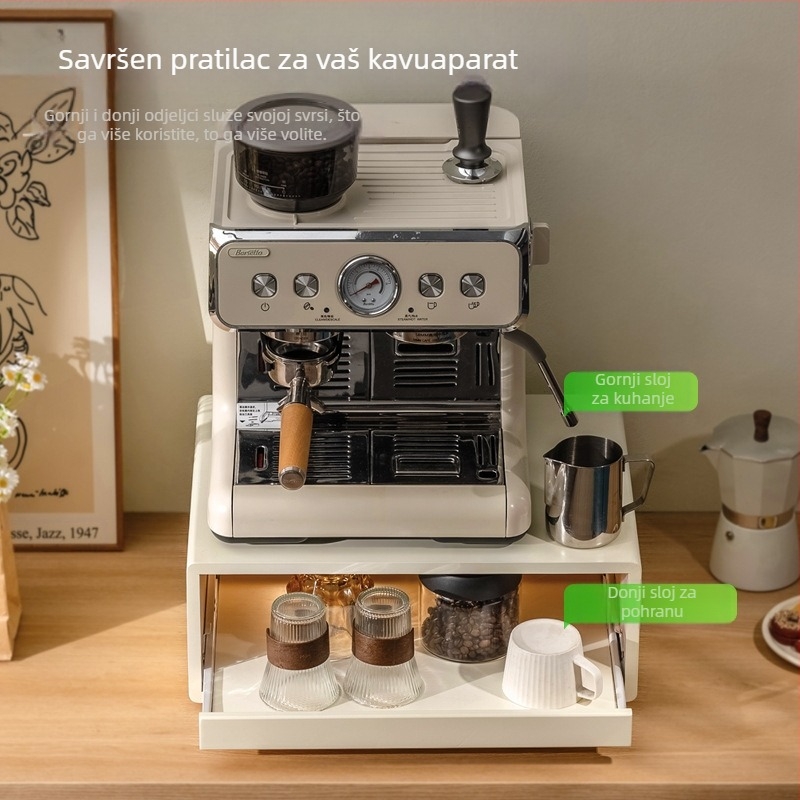 Stalak za kapsule kave, vodeni bar, stol u stilu Ins, kutija za pohranu vrećica čaja, stalak za bazu aparata za kavu