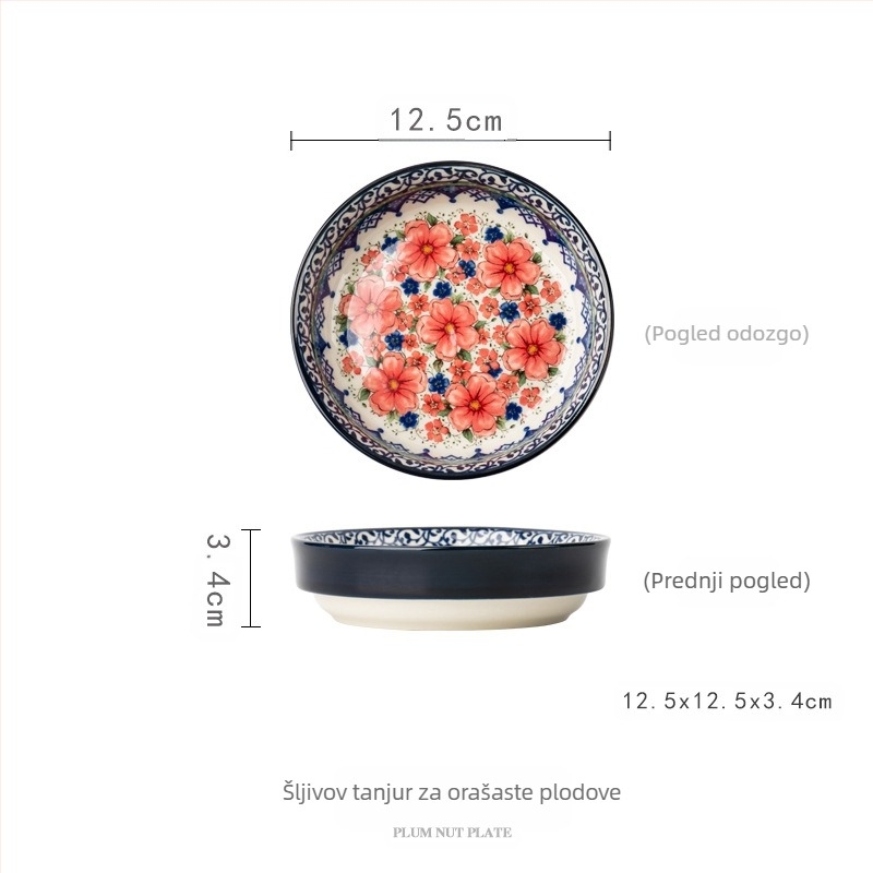 Poljska šalica keramička šalica s poklopcem vintage šalica za doručak izvrsna uredska šalica za vodu kućna šalica za kavu veleprodaja