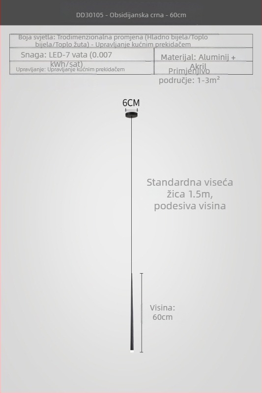Noćni luster, moderan, jednostavan, luksuzni, minimalistički, galvanizirani, prepoznatljiv, kreativni, dizajnerski, suženi, luster za spavaću sobu s dvostrukom glavom