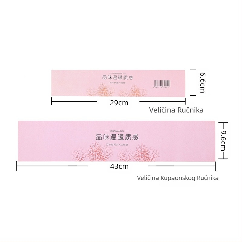 na zalihi ručnik kartica glava ručnik ručnik za kupanje struk brtva zrakoplova rupa viseća kartica pakiranje kartica glava presavijena blister papir kartica veleprodaja