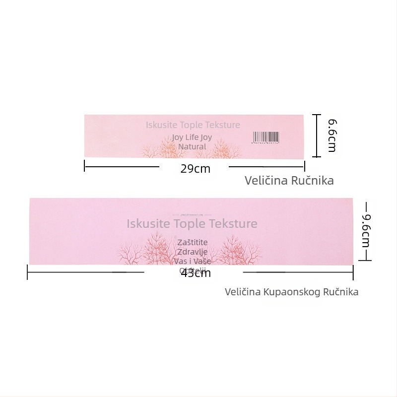 na zalihi ručnik kartica glava ručnik ručnik za kupanje struk brtva zrakoplova rupa viseća kartica pakiranje kartica glava presavijena blister papir kartica veleprodaja