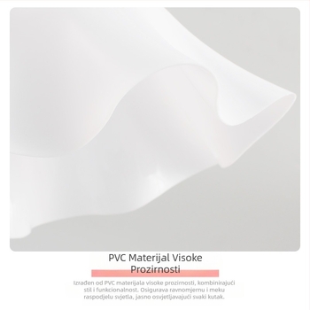 PVC valoviti sjenilo za lampu, japanski jednostavni cvjetni restoran, novi luster u obliku ljuske, kremasti stil, kreativno sjenilo za lampu, veleprodaja