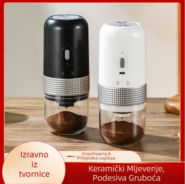 Mlinac za kavu Mali kućanski električni mlin Prijenosni ručni mlinac Aparat za kavu Ručni mlinac za kavu