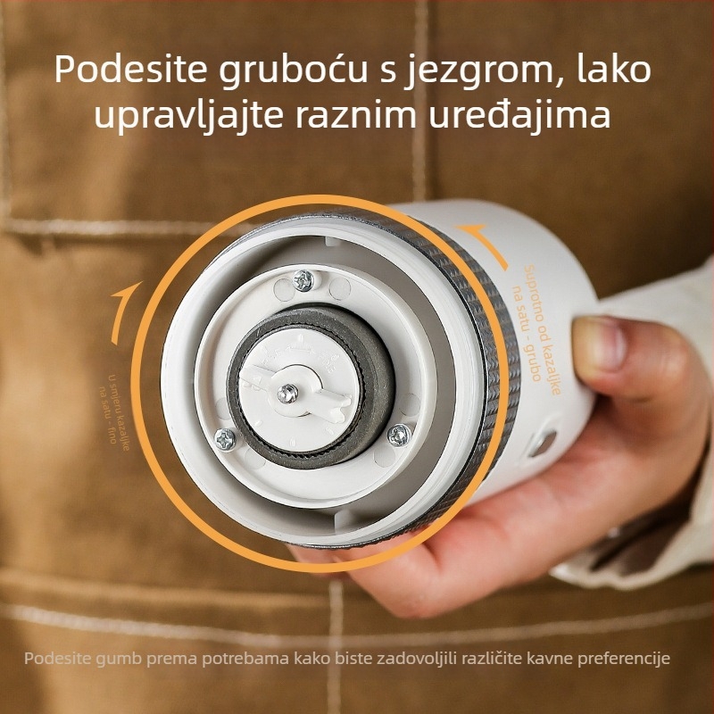 Mlinac za kavu Mali kućanski električni mlin Prijenosni ručni mlinac Aparat za kavu Ručni mlinac za kavu