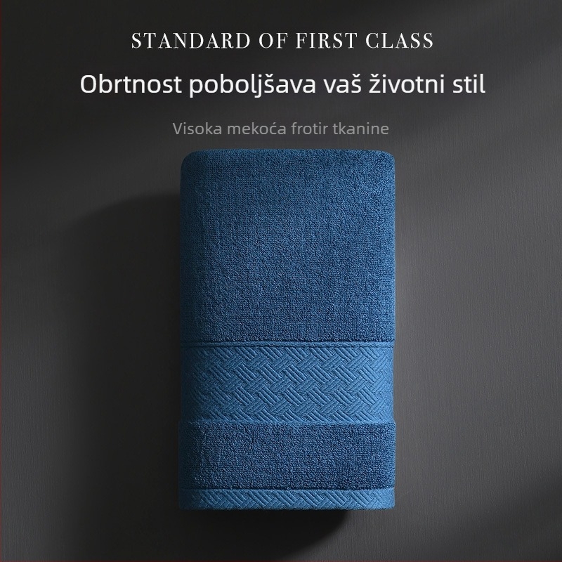 7A Antibakterijski pamučni ručnik za kućanstvo, muškarci i žene, upijajući dezodorans bez dlačica za hotel, zadebljani ručnik za lice
