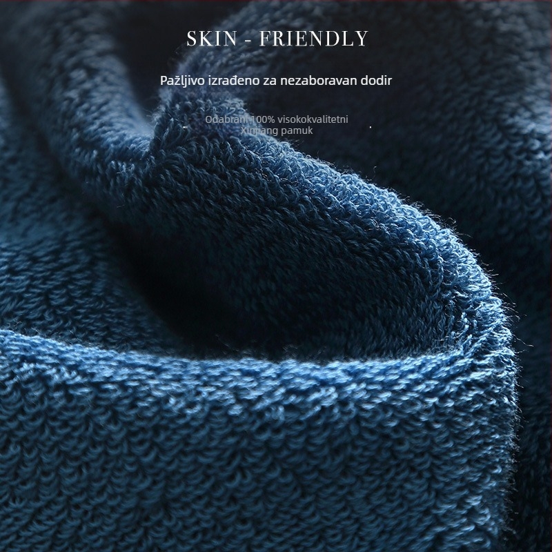 7A Antibakterijski pamučni ručnik za kućanstvo, muškarci i žene, upijajući dezodorans bez dlačica za hotel, zadebljani ručnik za lice