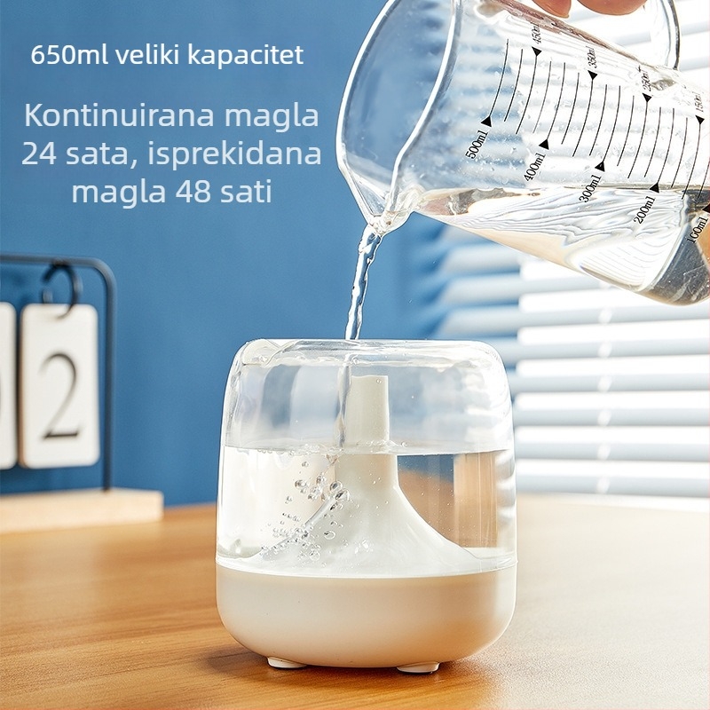 Ovlaživač zraka, prekogranični mini ovlaživač zraka, kućanski, spavaća soba, mali stroj za aromaterapiju, stolni, bez zvuka, stropna lampa za spavaonicu