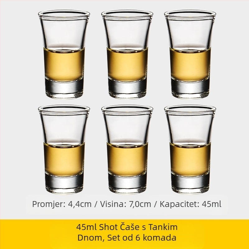Čaša za metke Čaša za alkohol Čaša za gutanje Čaša za žestoka pića Držač za čaše za koktele B52 Set čaša za shot Čaša za barsko vino