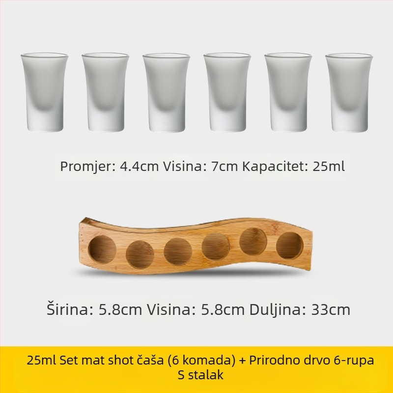 Čaša za metke Čaša za alkohol Čaša za gutanje Čaša za žestoka pića Držač za čaše za koktele B52 Set čaša za shot Čaša za barsko vino