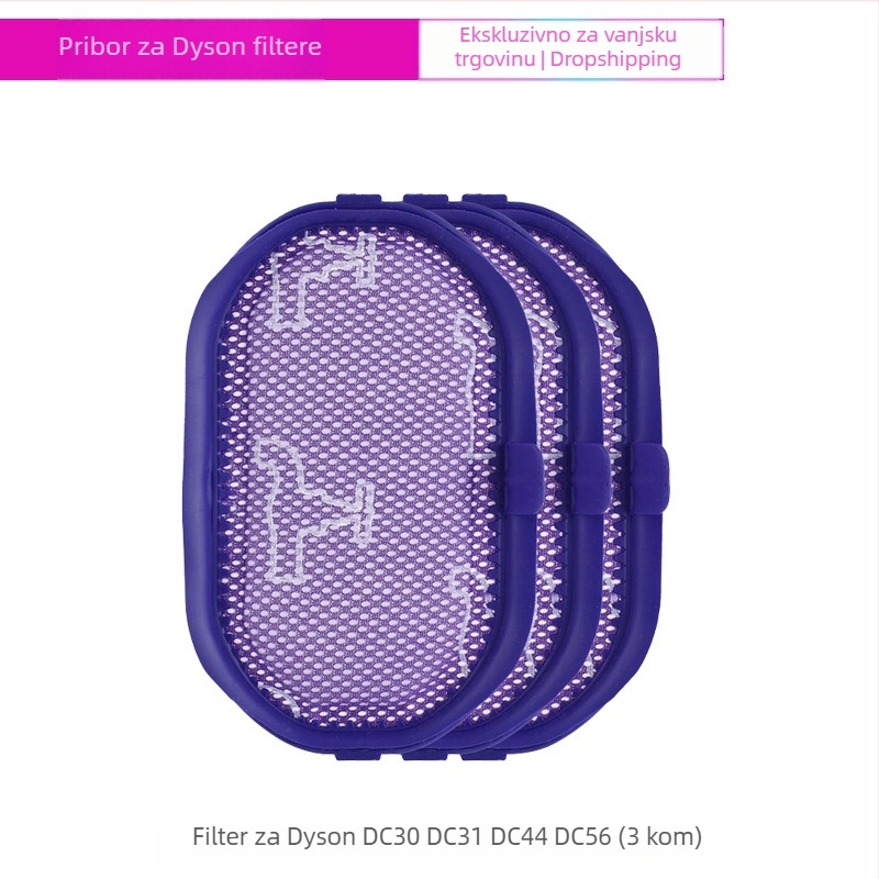 Pogodno za Dyson dodatke za usisavače DC30, DC31, DC44, DC56, filter Hypa
