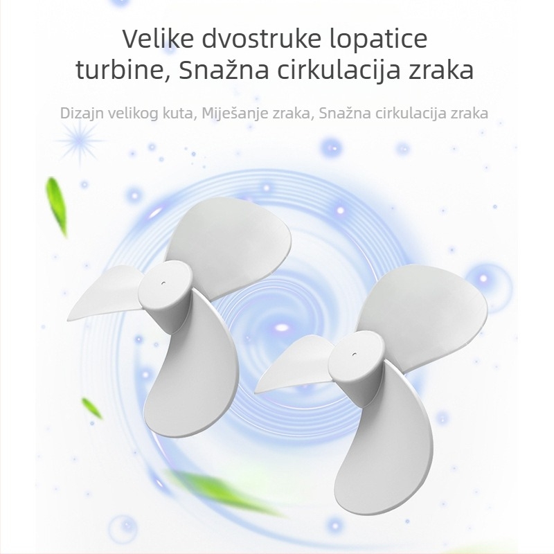 Zračni hladnjak kućanstva s dvostrukim ventilatorom, atomizacijom, ovlaživanjem, dvostrukom namjenom, hladni ventilator za stolno računalo, studentski dom, hlađenje, mali hladni ventilator