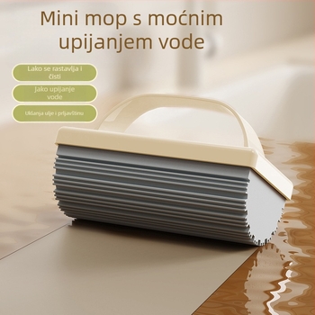 Patentirani kućni mini mop za čišćenje radne površine, snažno upijanje vode, spužva za dekontaminaciju kuhinje, ručna upijajuća pamučna maramica za čišćenje